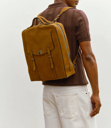 Premium Suede Multi-Wear Business Backpack
