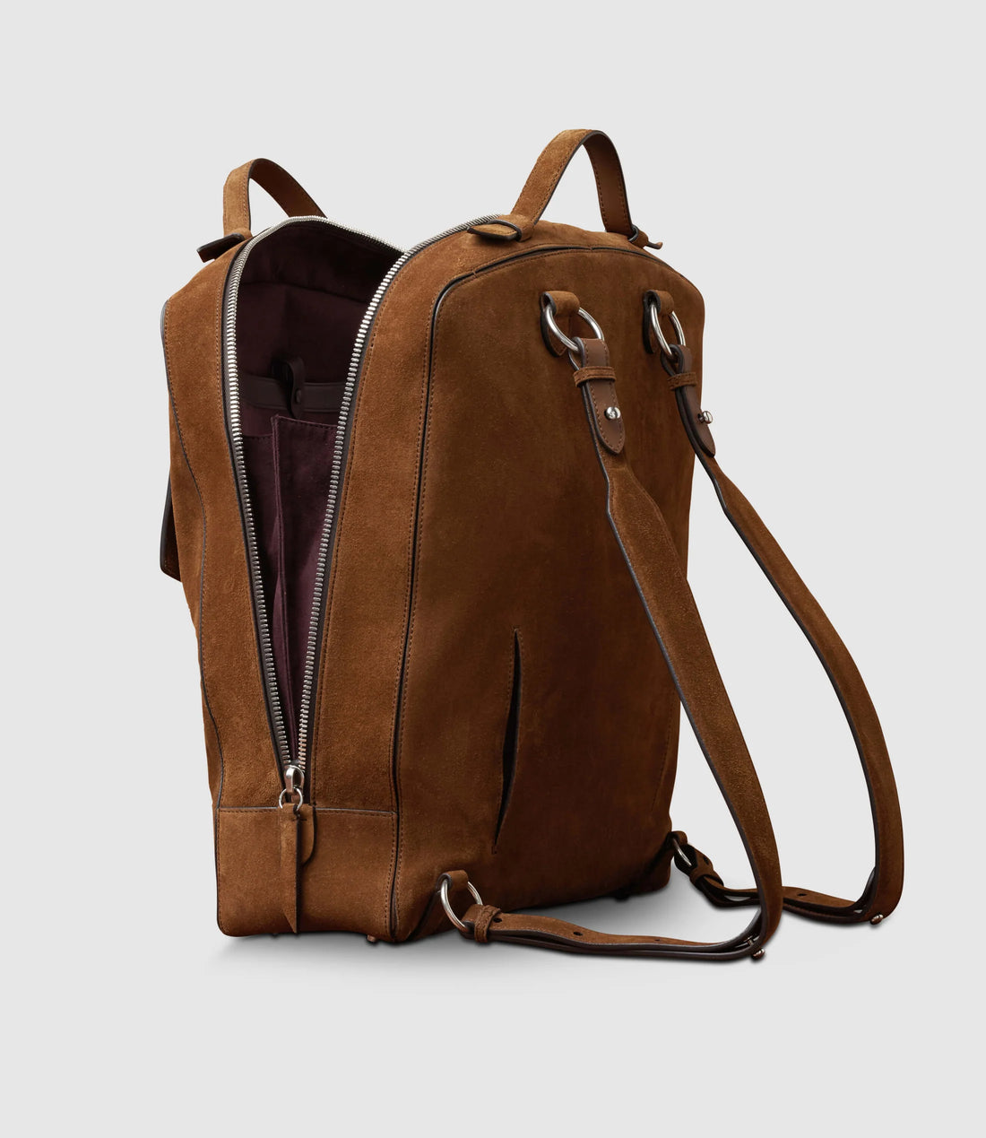 Premium Suede Multi-Wear Business Backpack