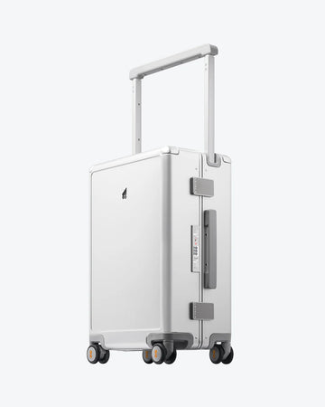 Wide Horizontal Handle Aluminum Frame Carry-On Luggage