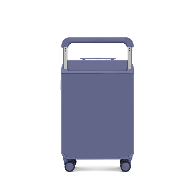 Minimalist Matte Wide Horizontal Handle Hard Shell Luggage